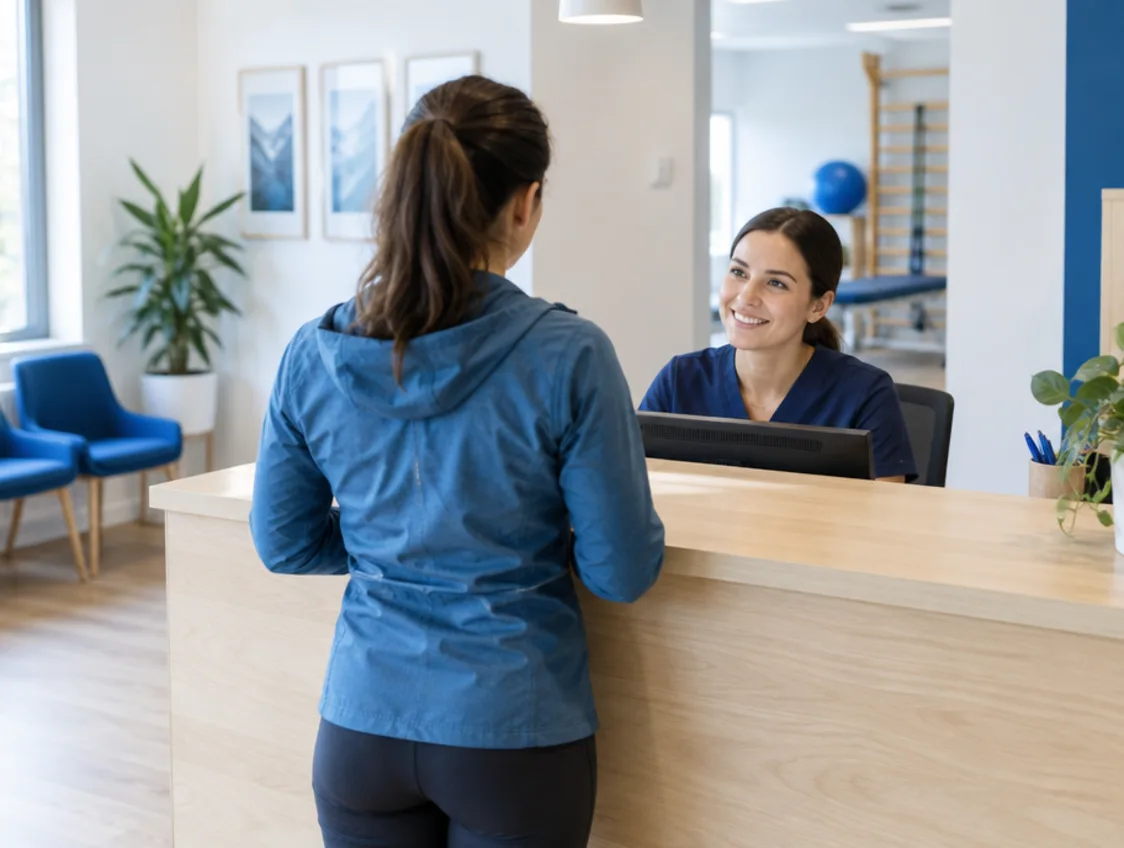 Ines Moreau at the clinic
